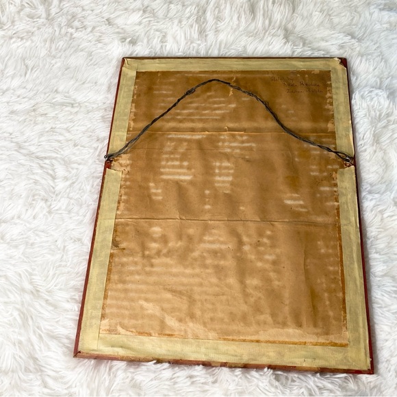 Vintage Friends Are Lost By Calling Often And Calling Seldom Framed Cross Stitch - Picture 3 of 9